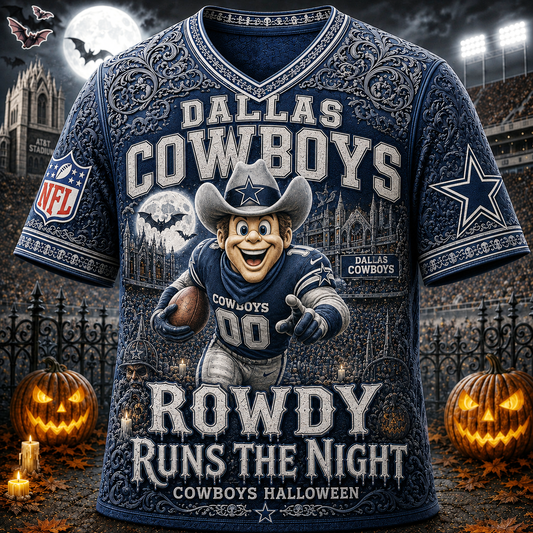 Premium NFL DC Runs the Night Halloween Mascot T-shirt