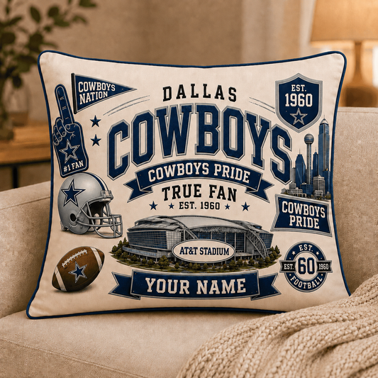 Premium NFL DC Vintage Pillow