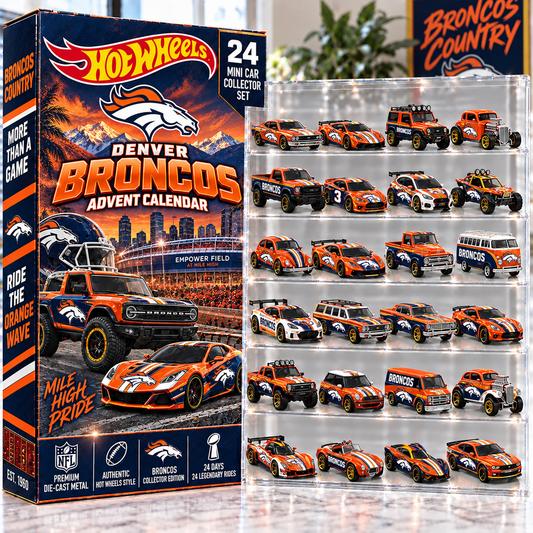 Premium NFL DEN Mini Car Advent Calendar V4