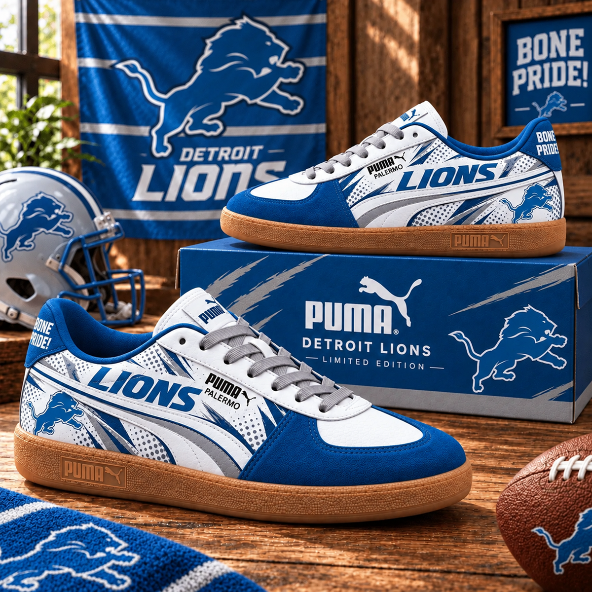 Premium NFL DET Palermo Sneaker