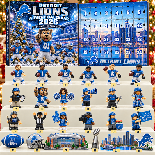 Premium NFL DL 24-Piece Football Collectible Advent Calendar V2