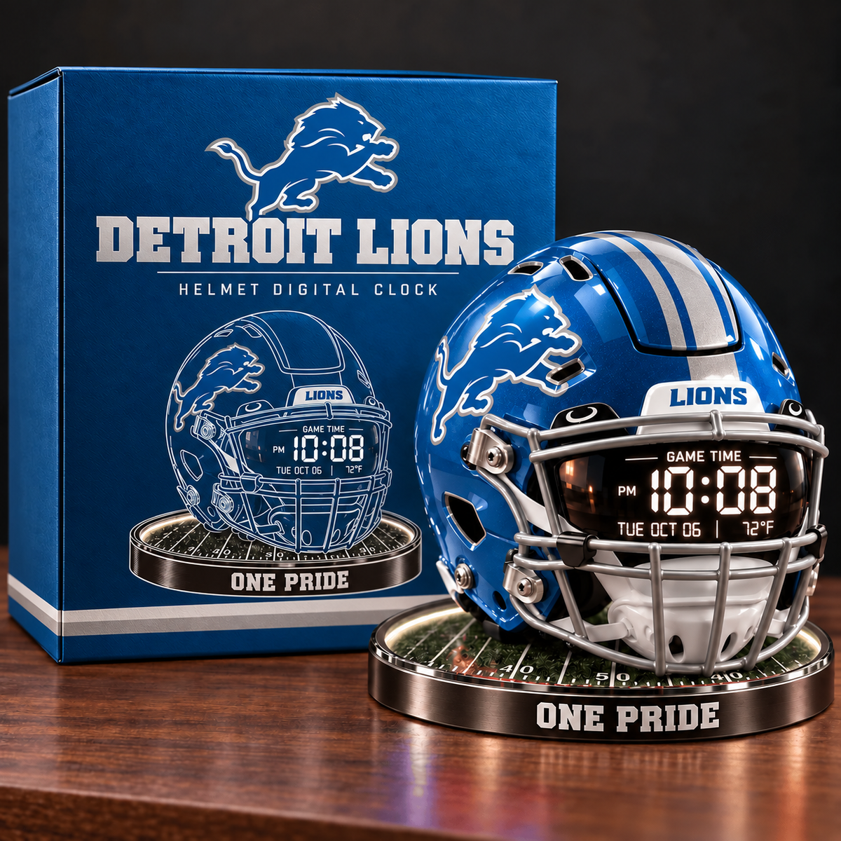 Premium NFL DL Special Digital Clock