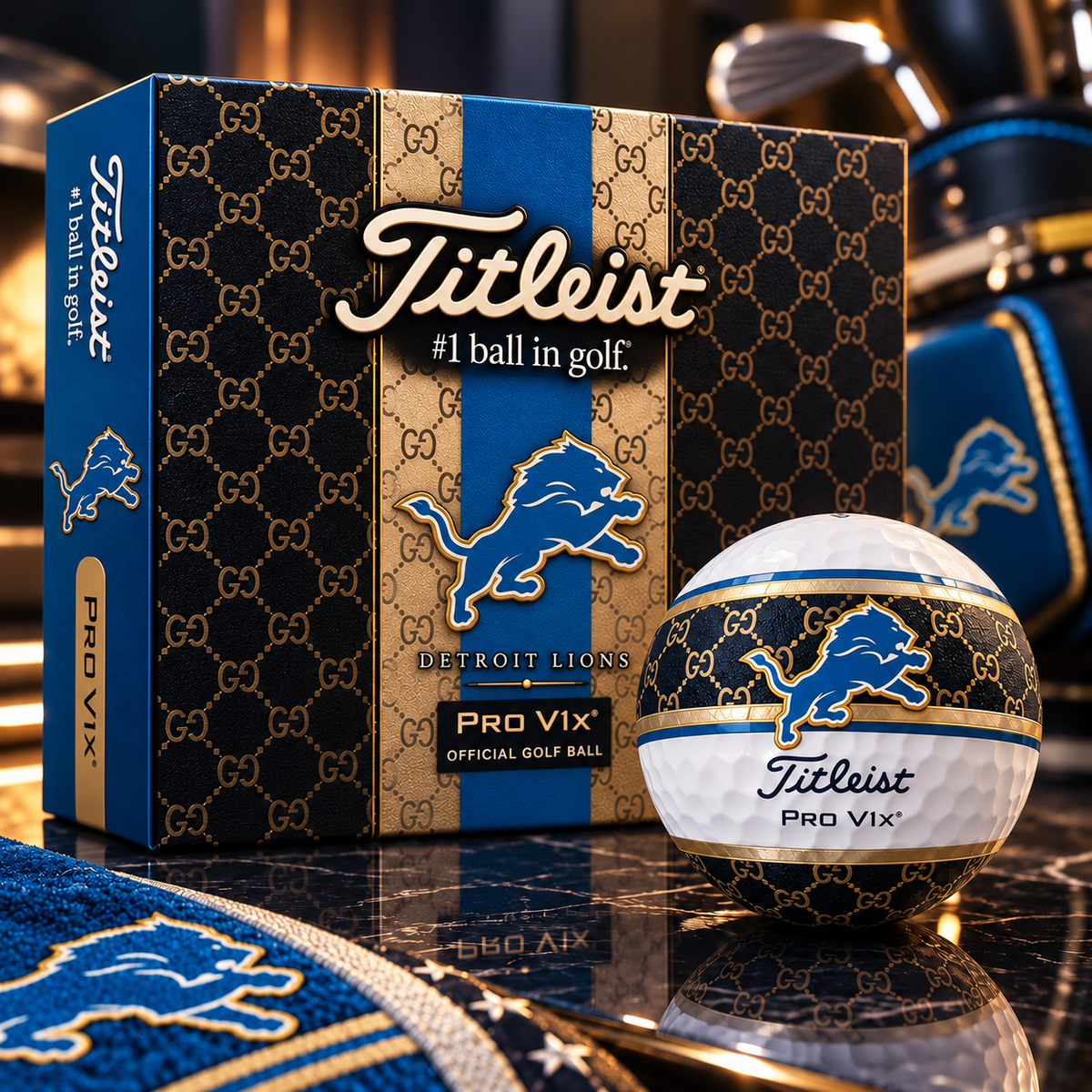 Premium NFL DL x GC x Titleist Pro V1 Golf Ball Set V3