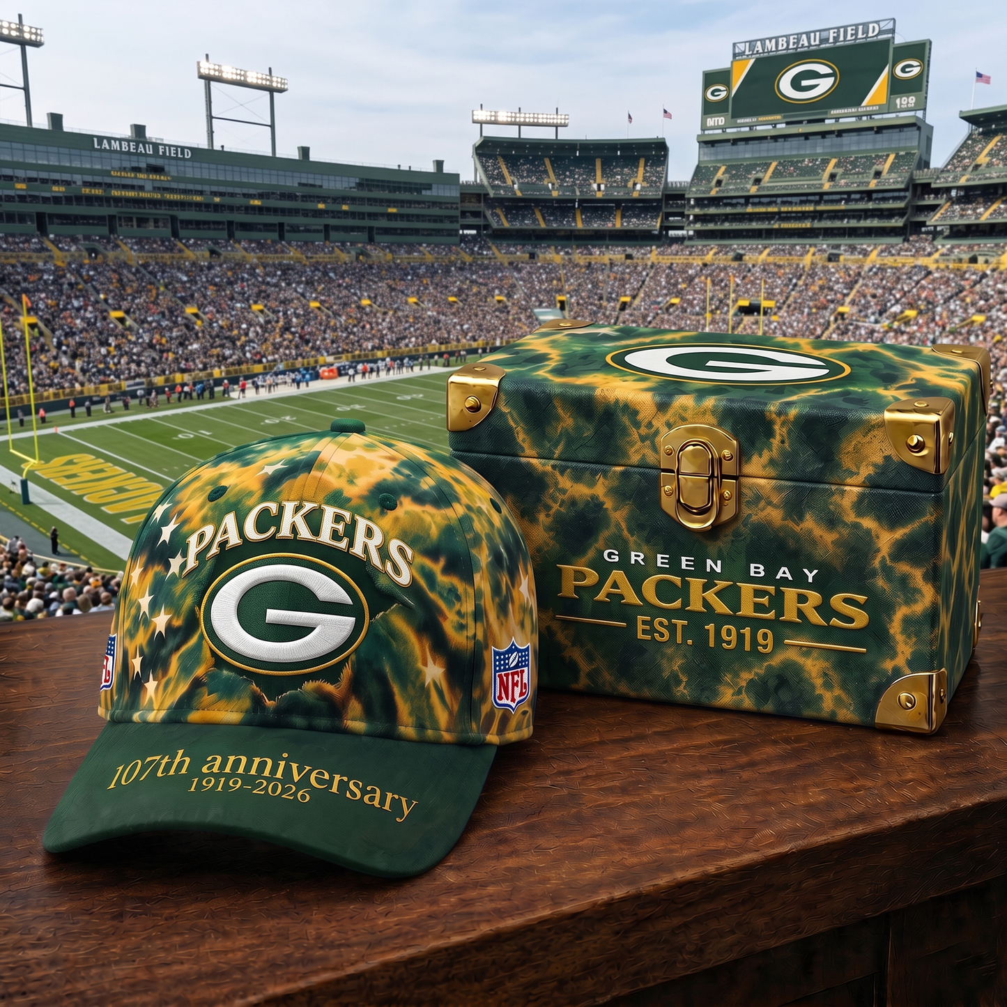Premium NFL GB Anniversary Pride Cap