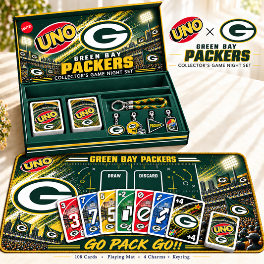 Premium NFL GB Uno Board Game Set