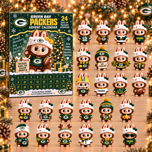 Premium NFL GB x Labubu Christmas Avent Calendar V7