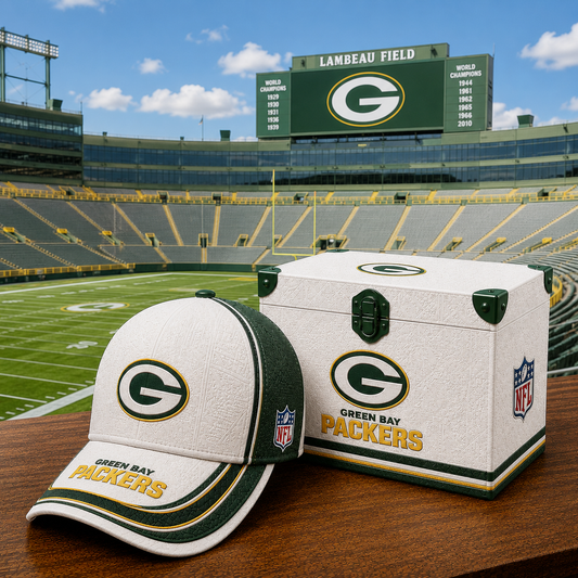 Premium NFL GBP Embossed Leather Cap V2