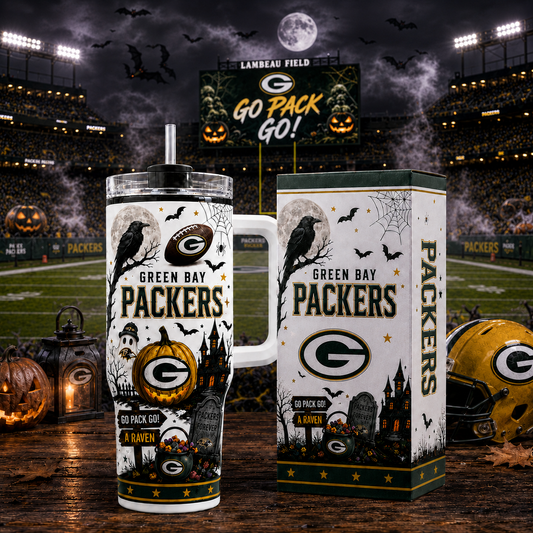 Premium NFL GBP Halloween Spirit Insulated Tumbler