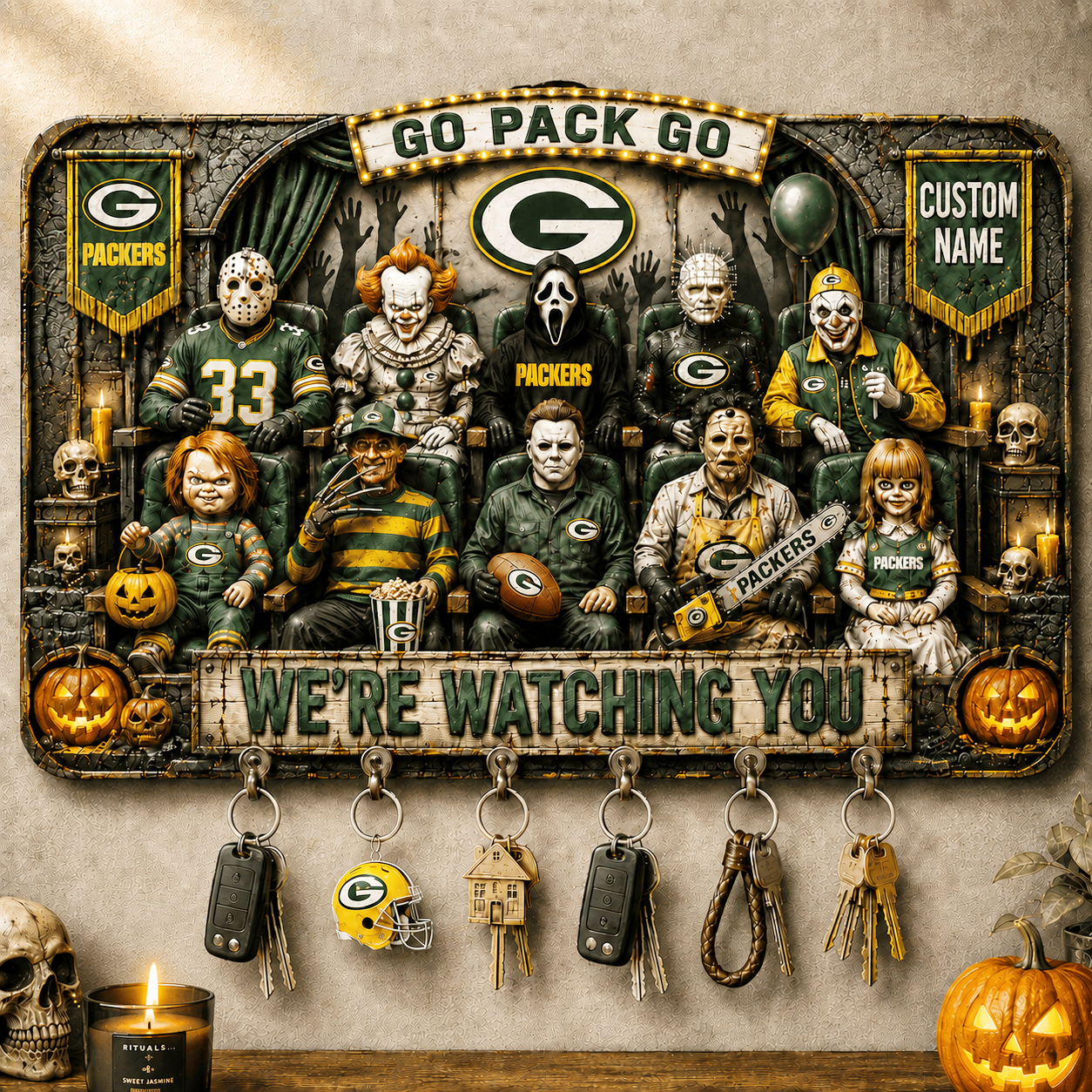 Premium NFL GBP Horror Icons Halloween