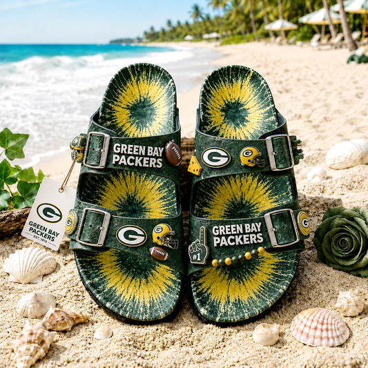 Premium NFL GBP Summer Splash Birkenstocks Shoes