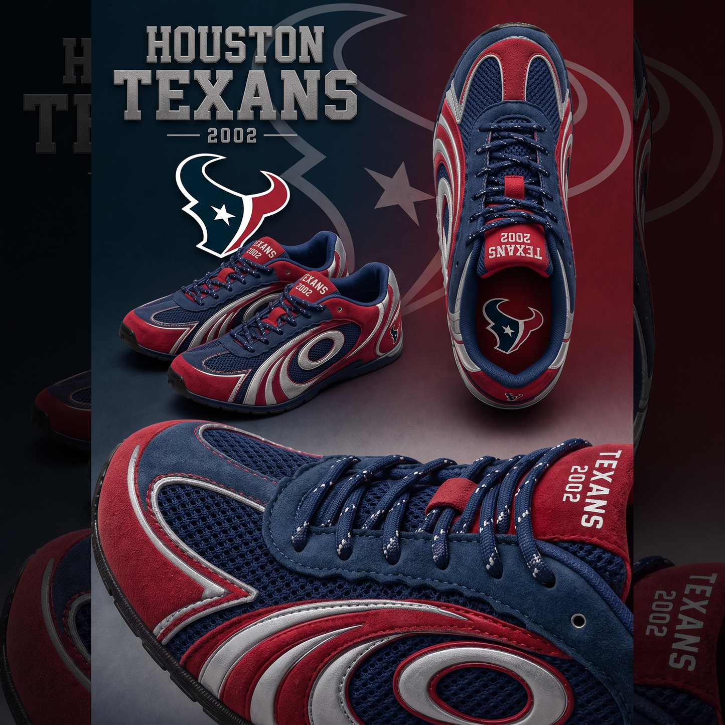 Premium NFL HOU Heritage Tiger Shoes