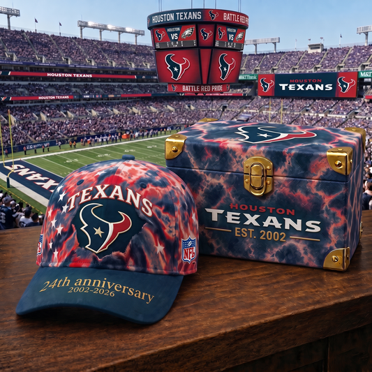 Premium NFL HOU Anniversary Pride Cap