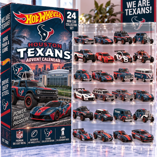 Premium NFL HOU Mini Car Advent Calendar V4