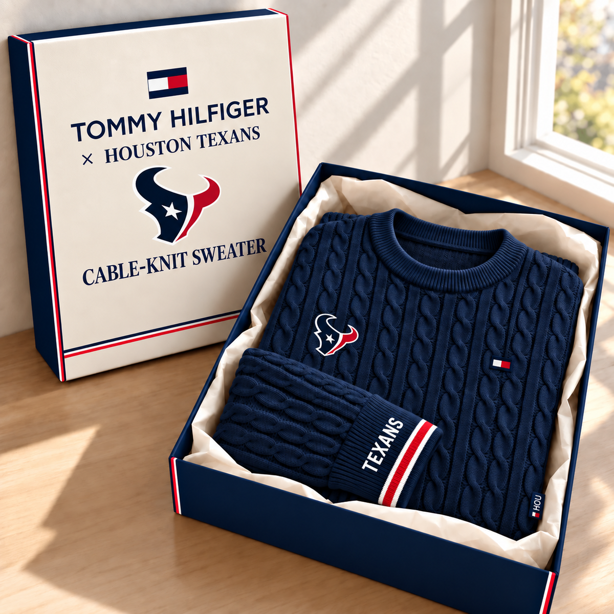 Premium NFL HT Cable Knit Sweater