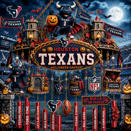 Premium NFL HT Halloween Wind Chime