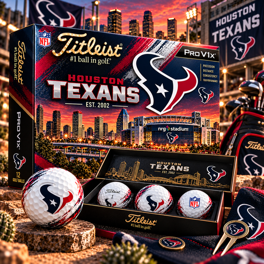 Premium NFL HT x Titleist Pro V1 Herritage Golf Ball Set V4