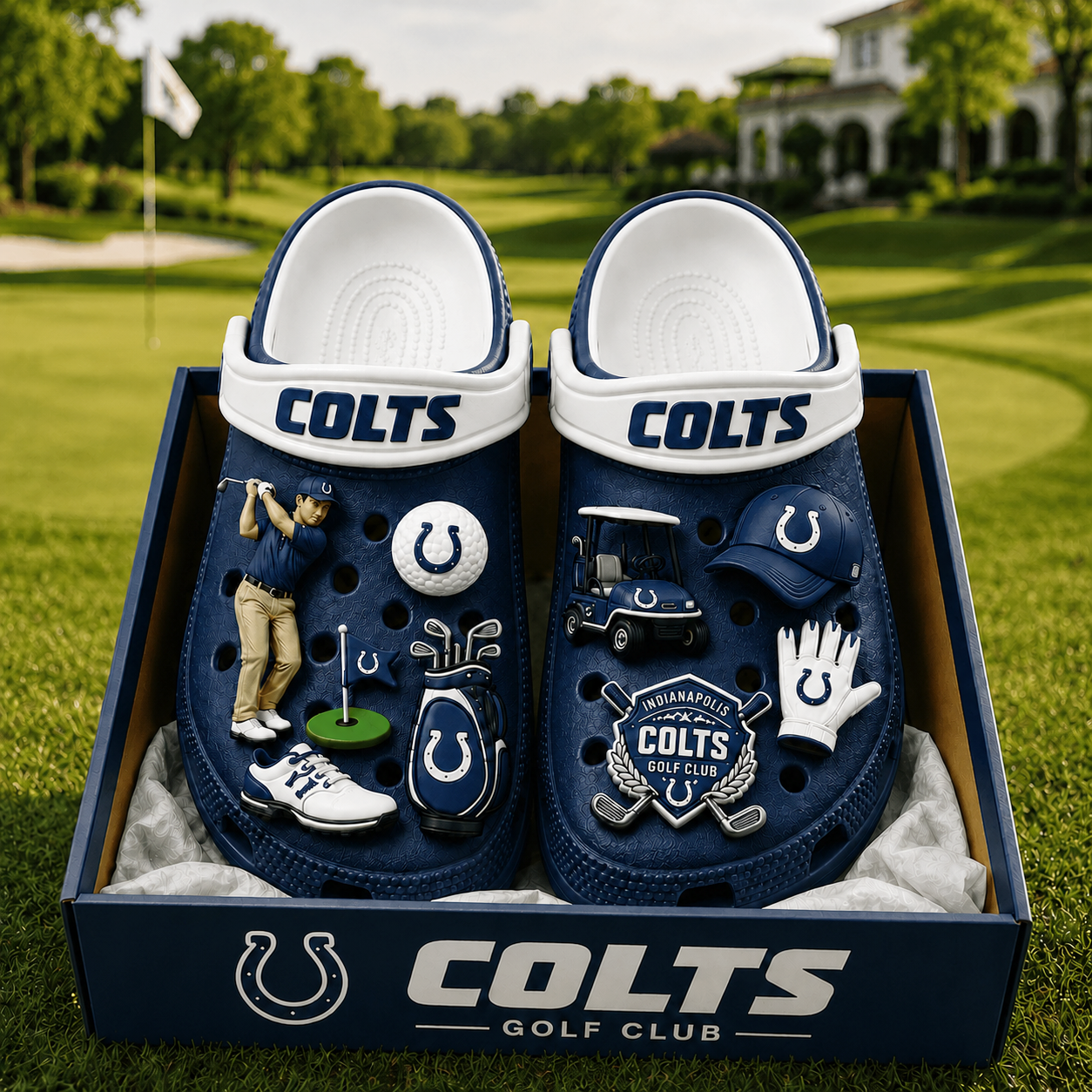 Premium NFL IC Golf Club Charm Clogs