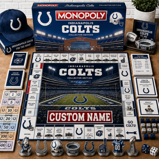 Premium NFL IND Collector’s Edition Board Game Custom name