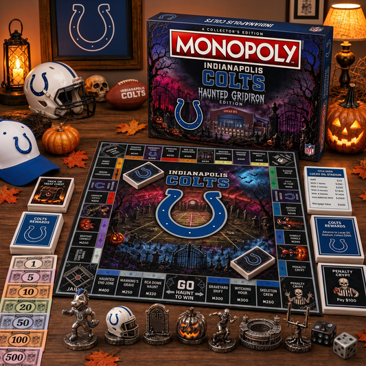 Premium NFL IND Halloween Monopoly Collector’s Edition Board Game V2