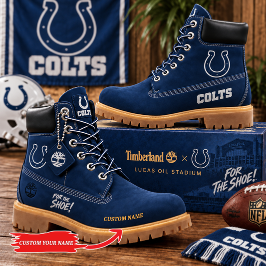 Premium NFL IND Heritage Boots Custom Name