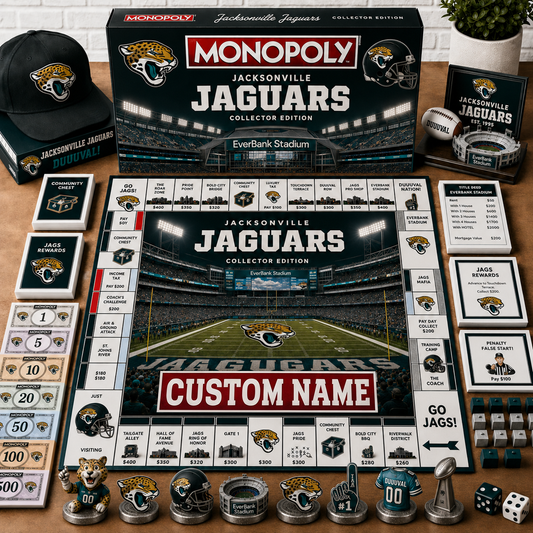 Premium NFL JAC Collector’s Edition Board Game Custom name