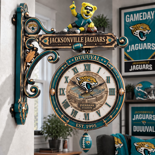 Premium NFL JAC Illuminating Collector Wall Clock