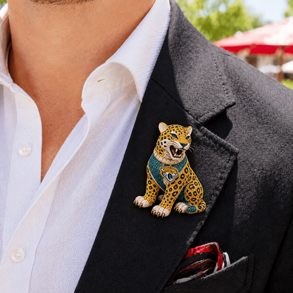 Premium NFL JJ Luxury Sculptural Brooch