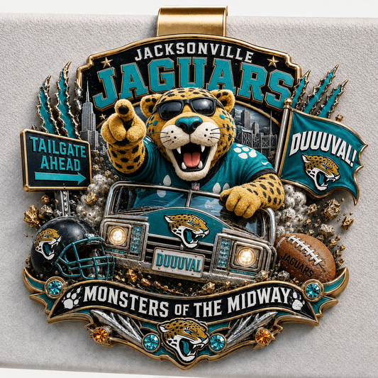 Premium NFL JJ Mascot Tailgate 3D Car Visor Clip