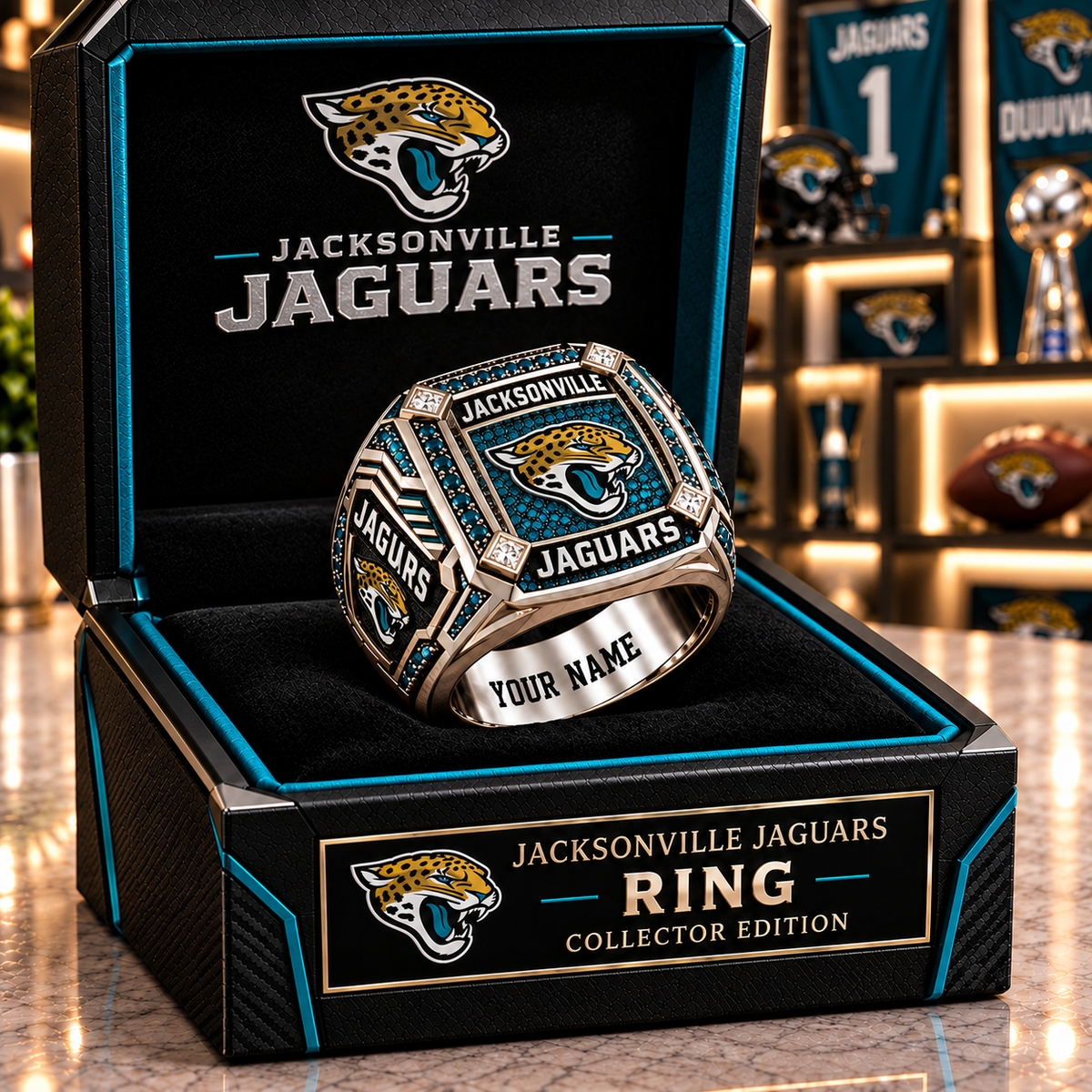 Premium NFL JJ Team Spirit Collector Ring