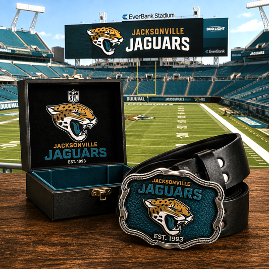 Premium NFL JJ Vintage Heritage Leather Belt