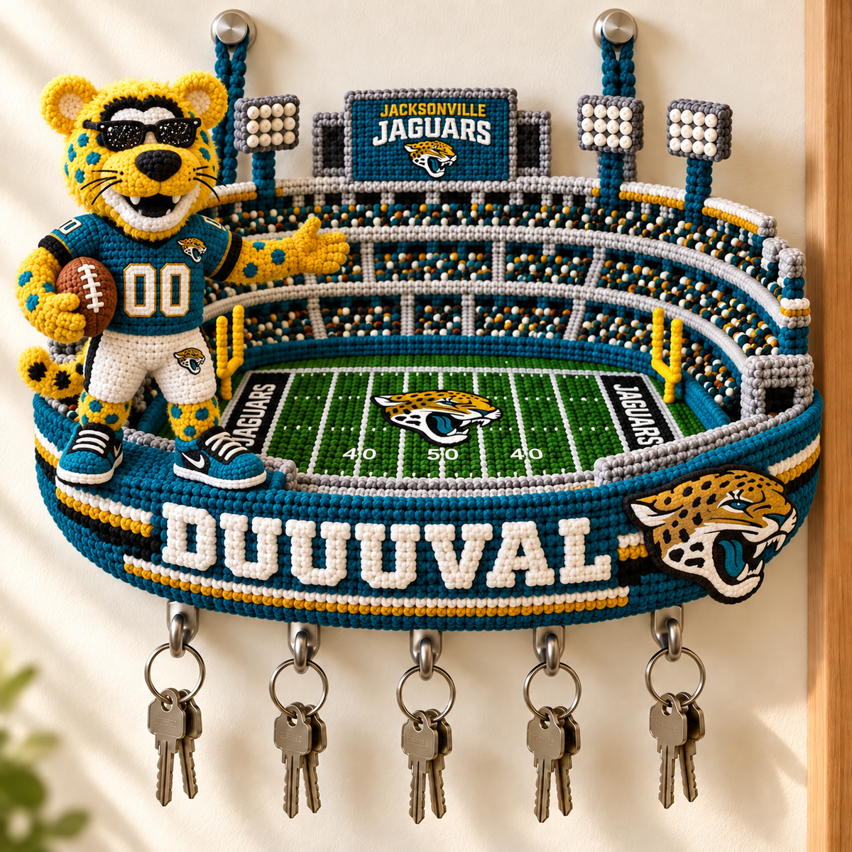 Premium NFL JJ Wall Mounted Key Holder