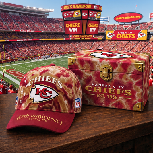 Premium NFL KC Anniversary Pride Cap