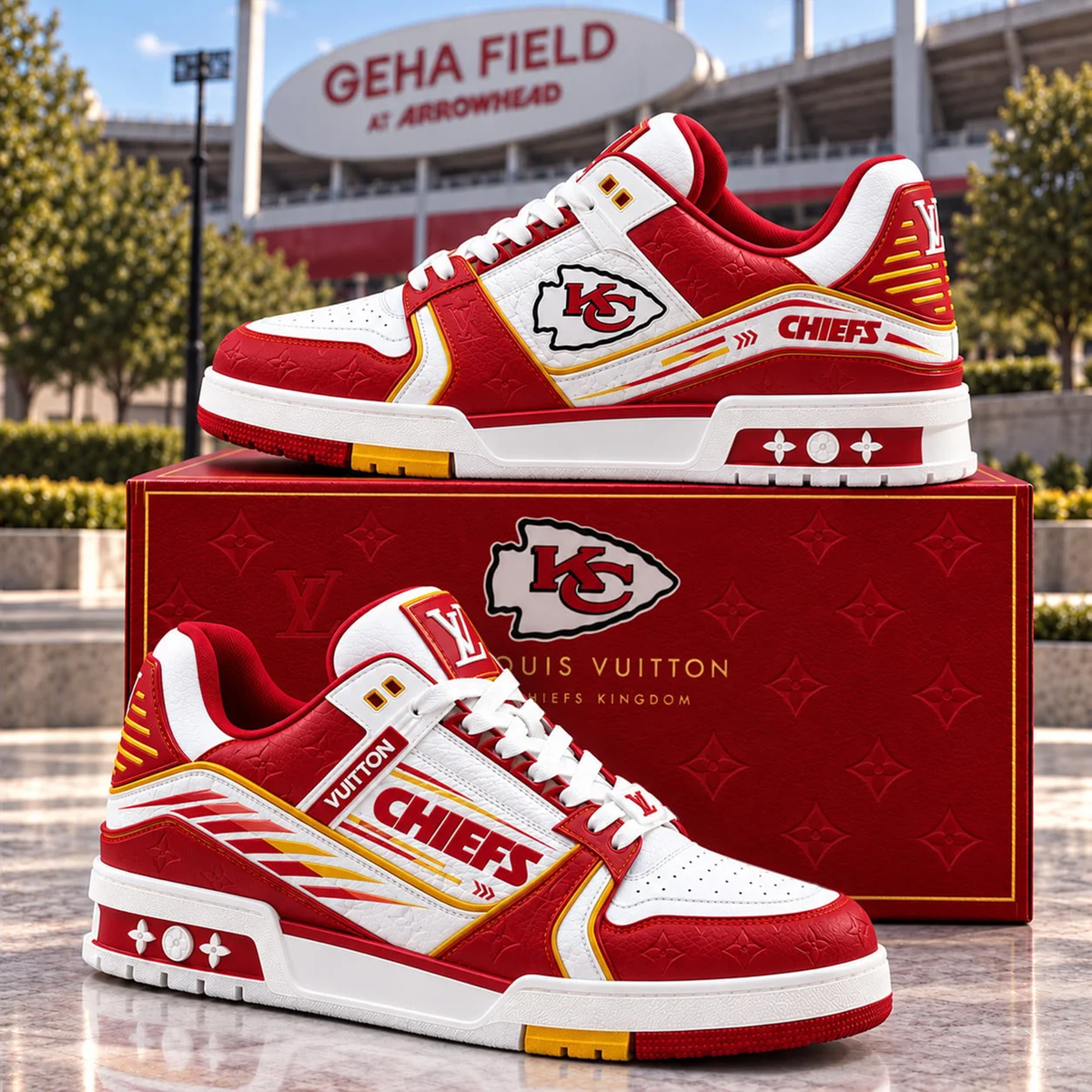 Premium NFL KC Trainer Sneakers