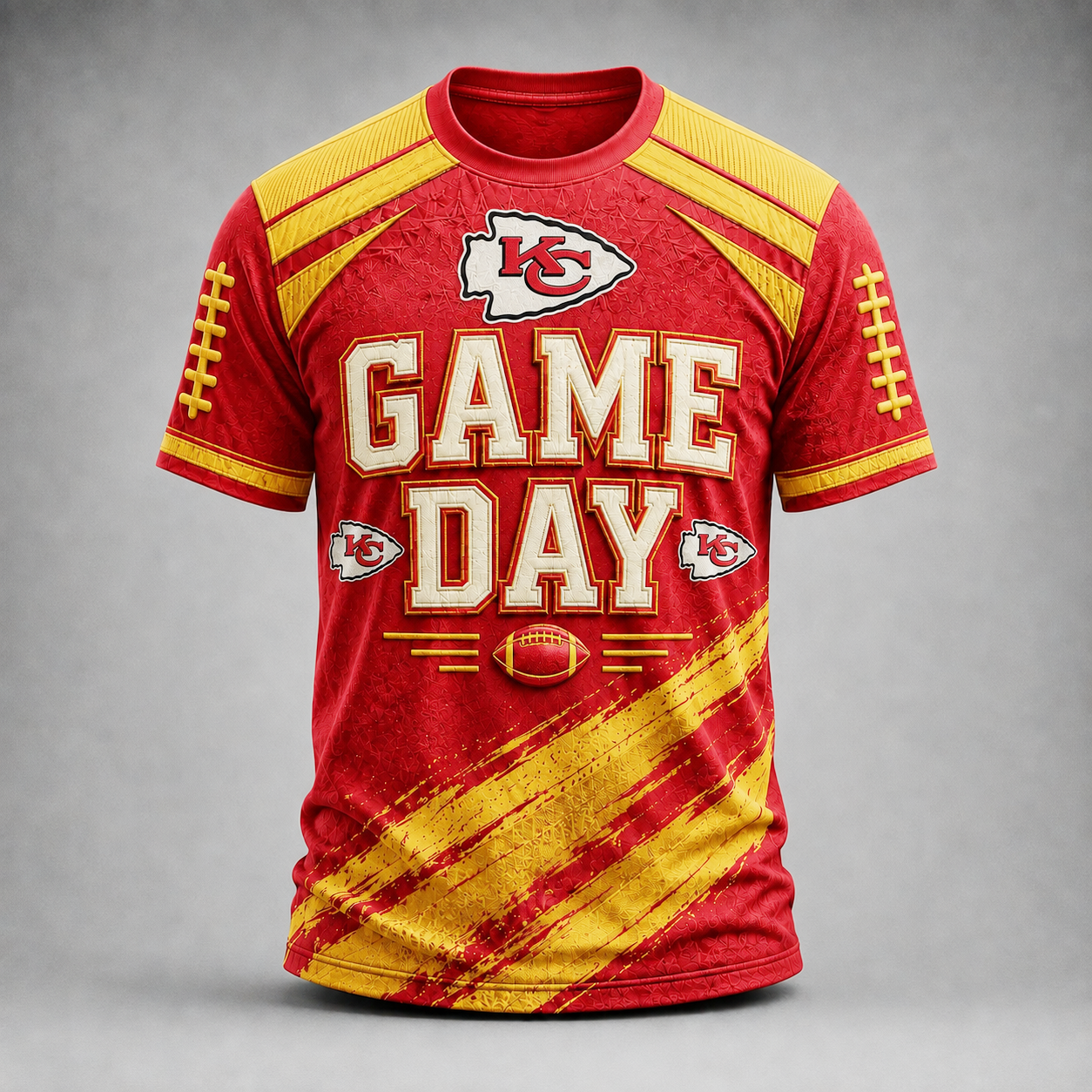 Premium NFL KCC Game Day Paint Splatter Performance T-Shirt