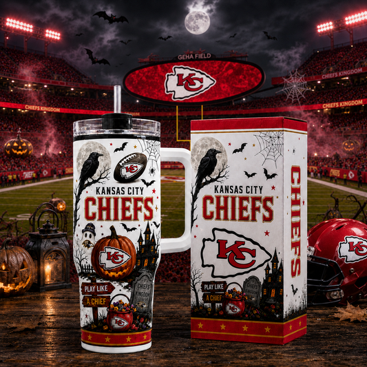 Premium NFL KCC Halloween Spirit Insulated Tumbler