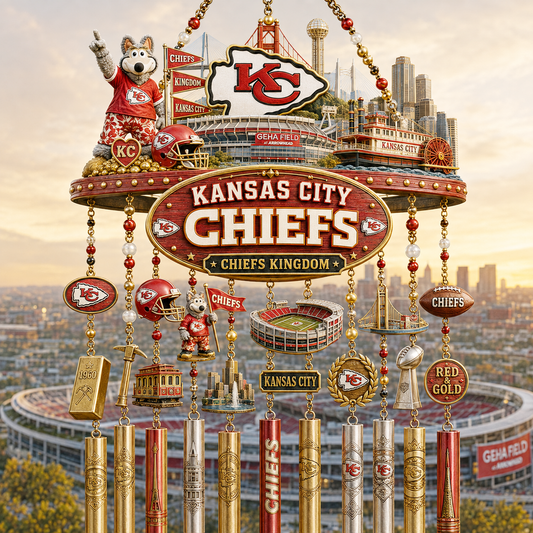 Premium NFL KCC Heritage Wind Chime