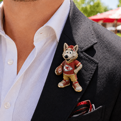 Premium NFL KCC Luxury Sculptural Brooch