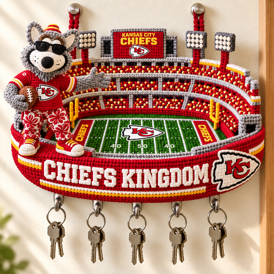 Premium NFL KCC Wall Mounted Key Holder