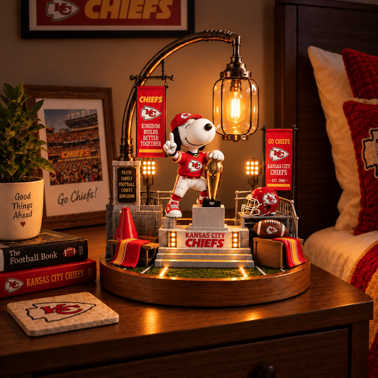 Premium NFL KCC x SNP Themed Bedside Lamp