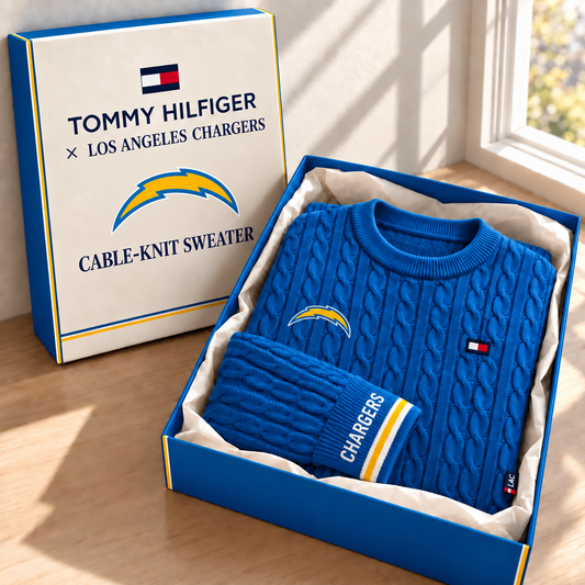 Premium NFL LAC Cable Knit Sweater