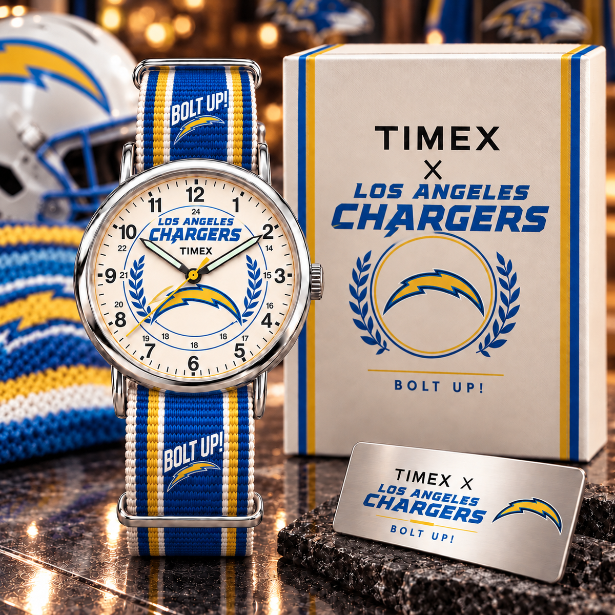 Premium NFL LAC Cream Dial Watch