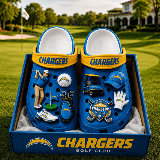 Premium NFL LAC Golf Club Charm Clogs