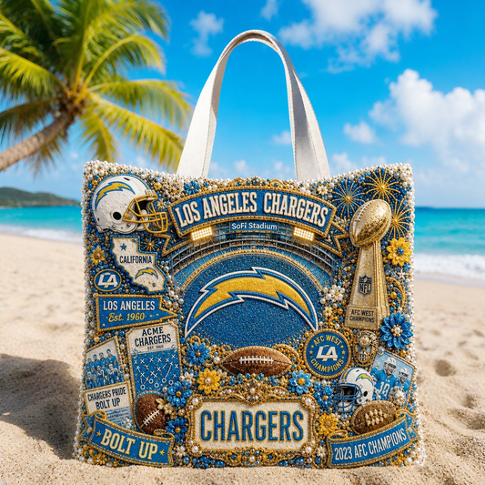 Premium NFL LAC Summer Vibes Tote Bag