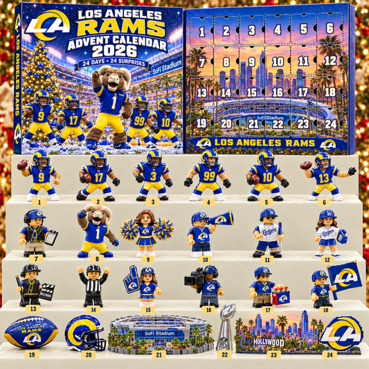 Premium NFL LAR 24-Piece Football Collectible Advent Calendar V2