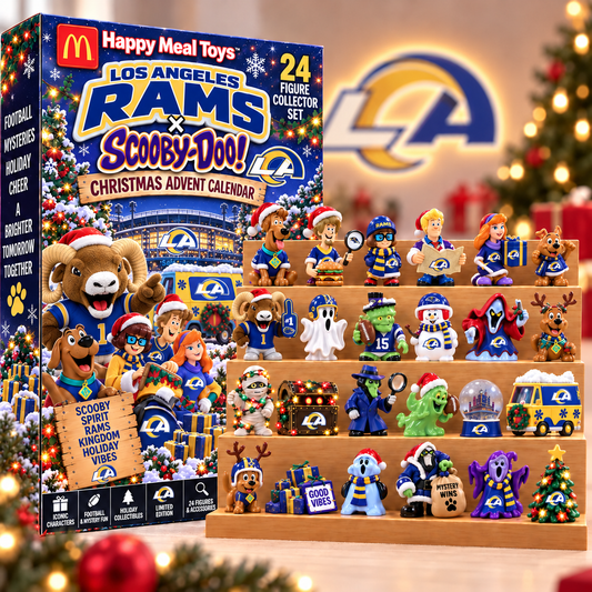 Premium NFL LAR Christmas Crossover Advent Calendar V9