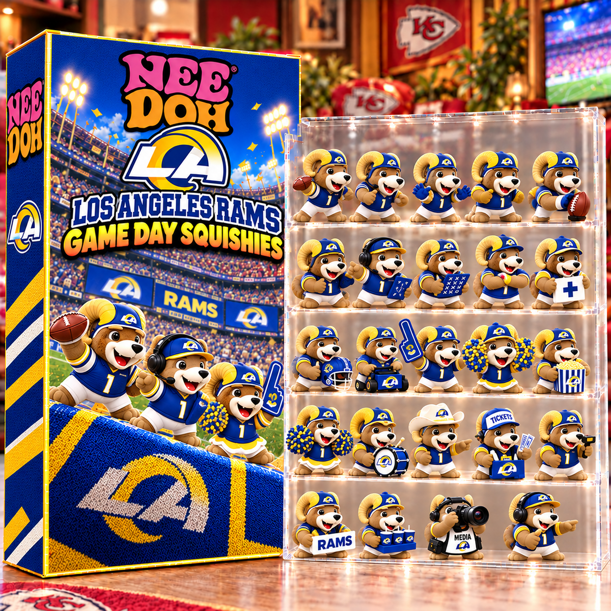 Premium NFL LAR Game Day Advent Calendar V6