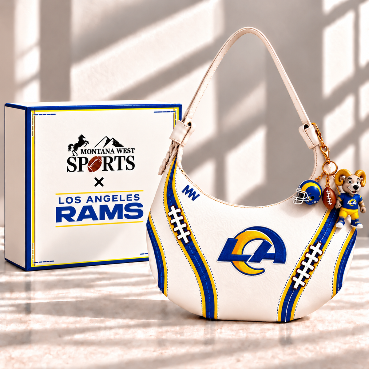 Premium NFL LAR Hobo Bag