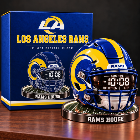 Premium NFL LAR Special Digital Clock