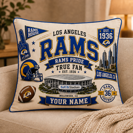 Premium NFL LAR Vintage Pillow
