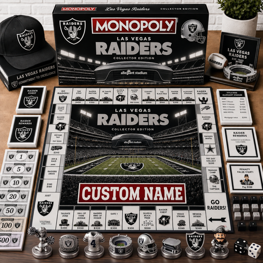 Premium NFL LV Collector’s Edition Board Game Custom name